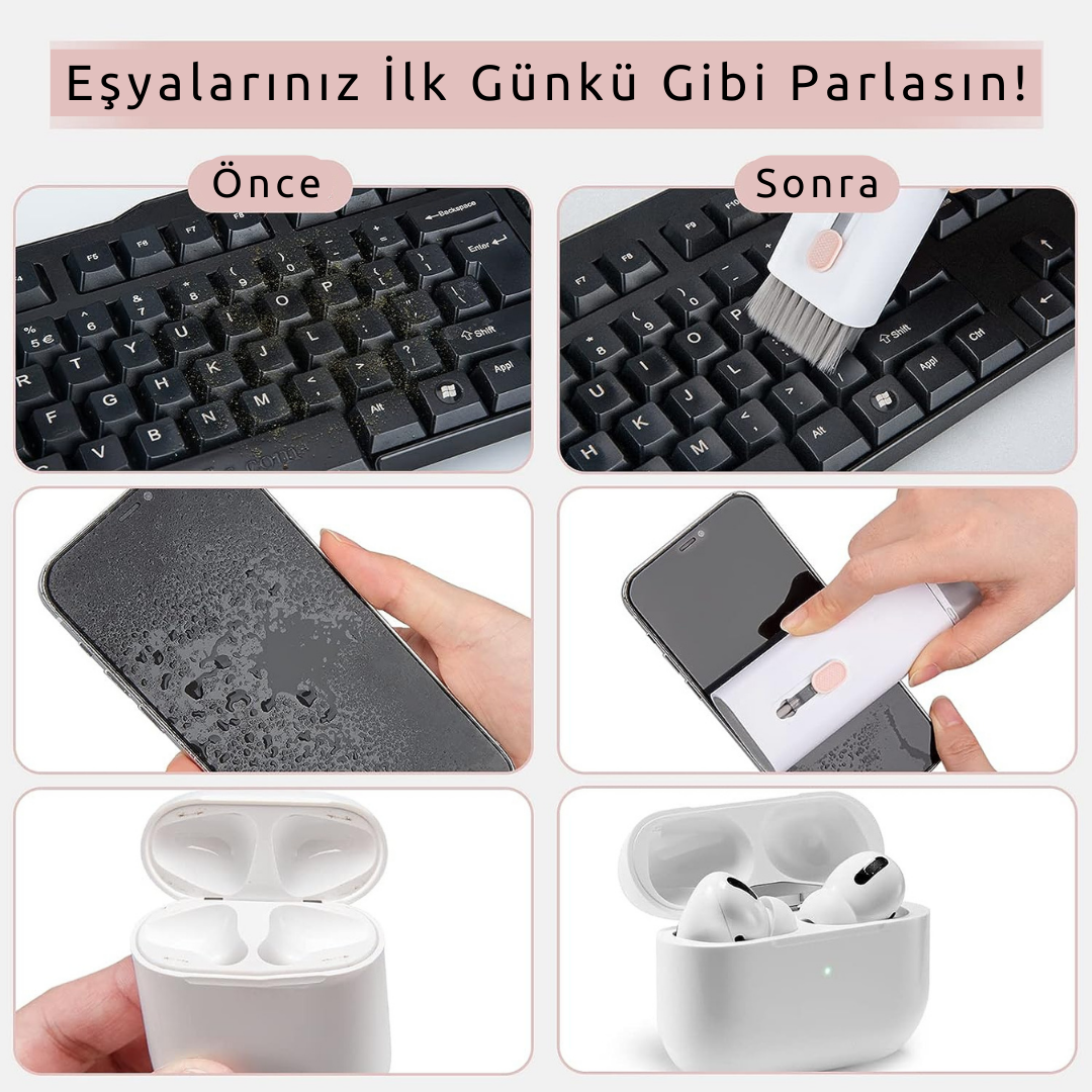 7-in-1 Premium Temizlik Kiti