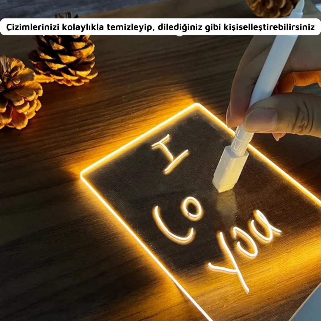 Led Çizim Tableti Gece Lambası