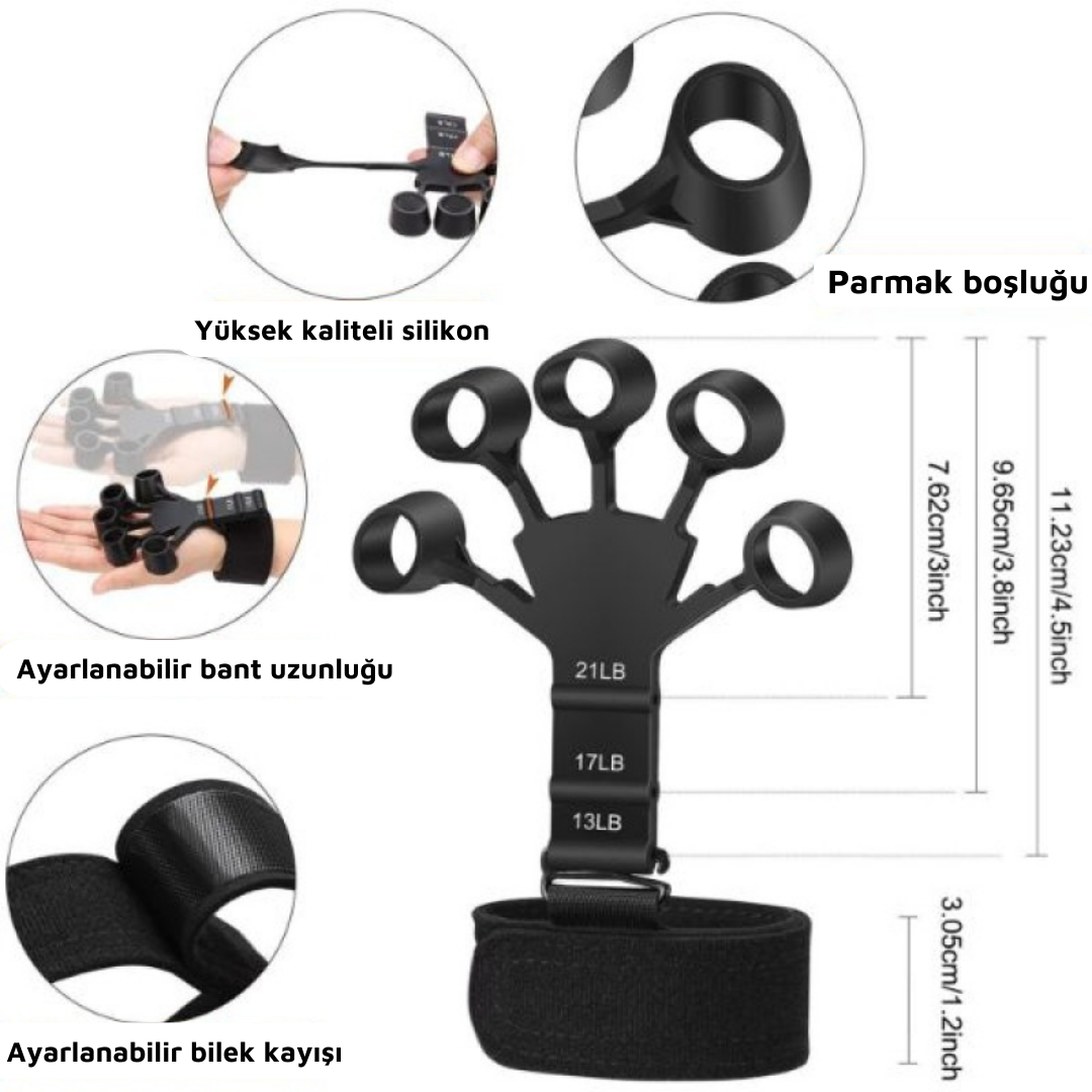 Bilek/Parmak Güçlendirme Direnç Bandı