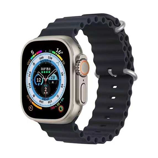 Apple Watch Sydney Serenity Silikon Kordon - Midnight