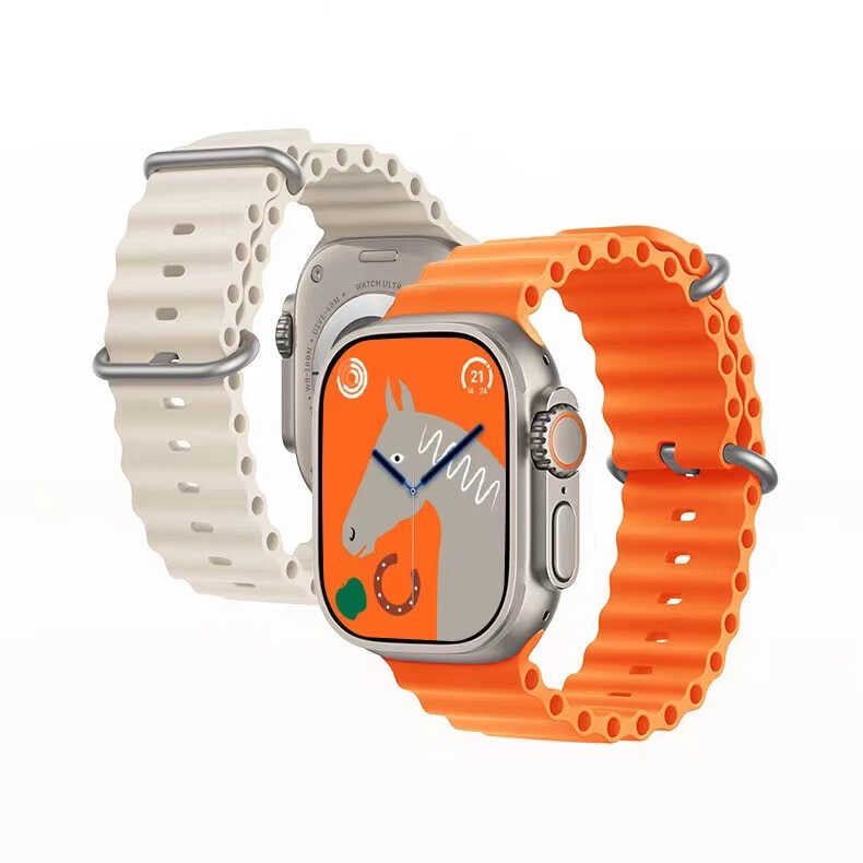 Apple Watch Sydney Serenity Silikon Kordon - Orange