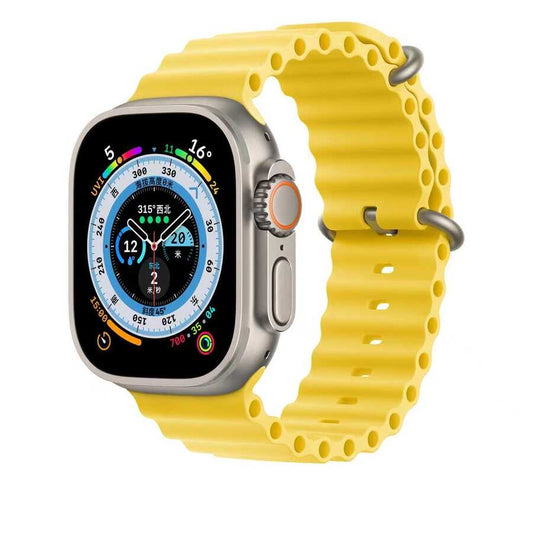 Apple Watch Sydney Serenity Silikon Kordon - Yellow