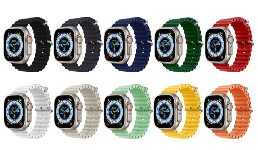 Apple Watch Sydney Serenity Silikon Kordon - Yellow