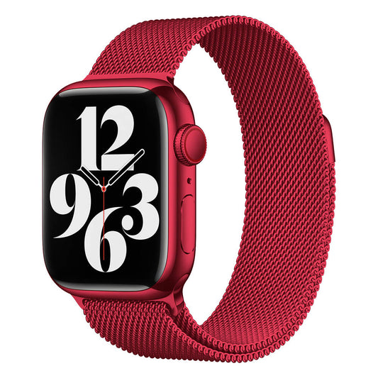 Apple Watch Milano Metal Kordon - Red