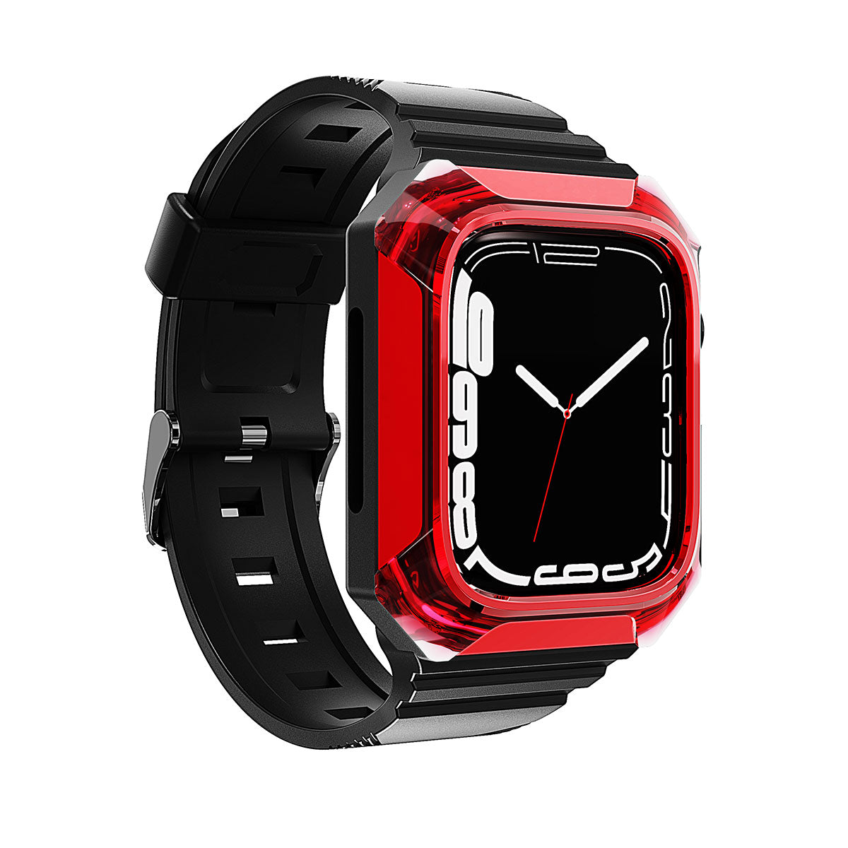 Apple Watch Berlin Shield Kasa Koruyuculu Kordon - Red