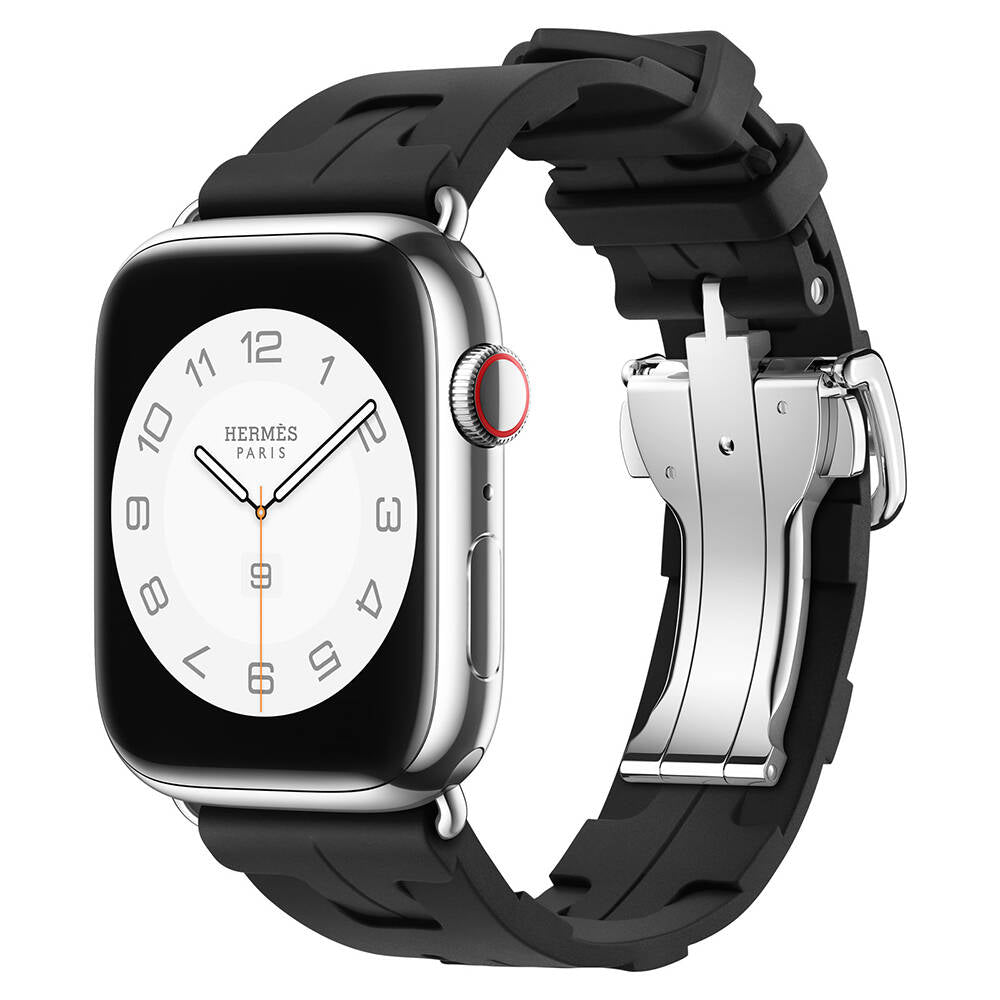 Apple Watch Tokyo Pulse Silikon Kordon - Black