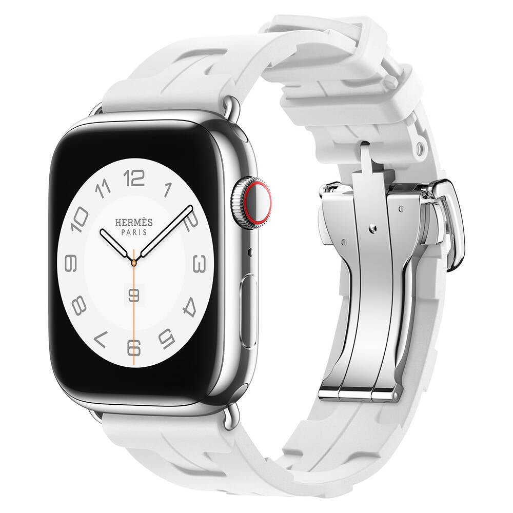 Apple Watch Tokyo Pulse Silikon Kordon - White