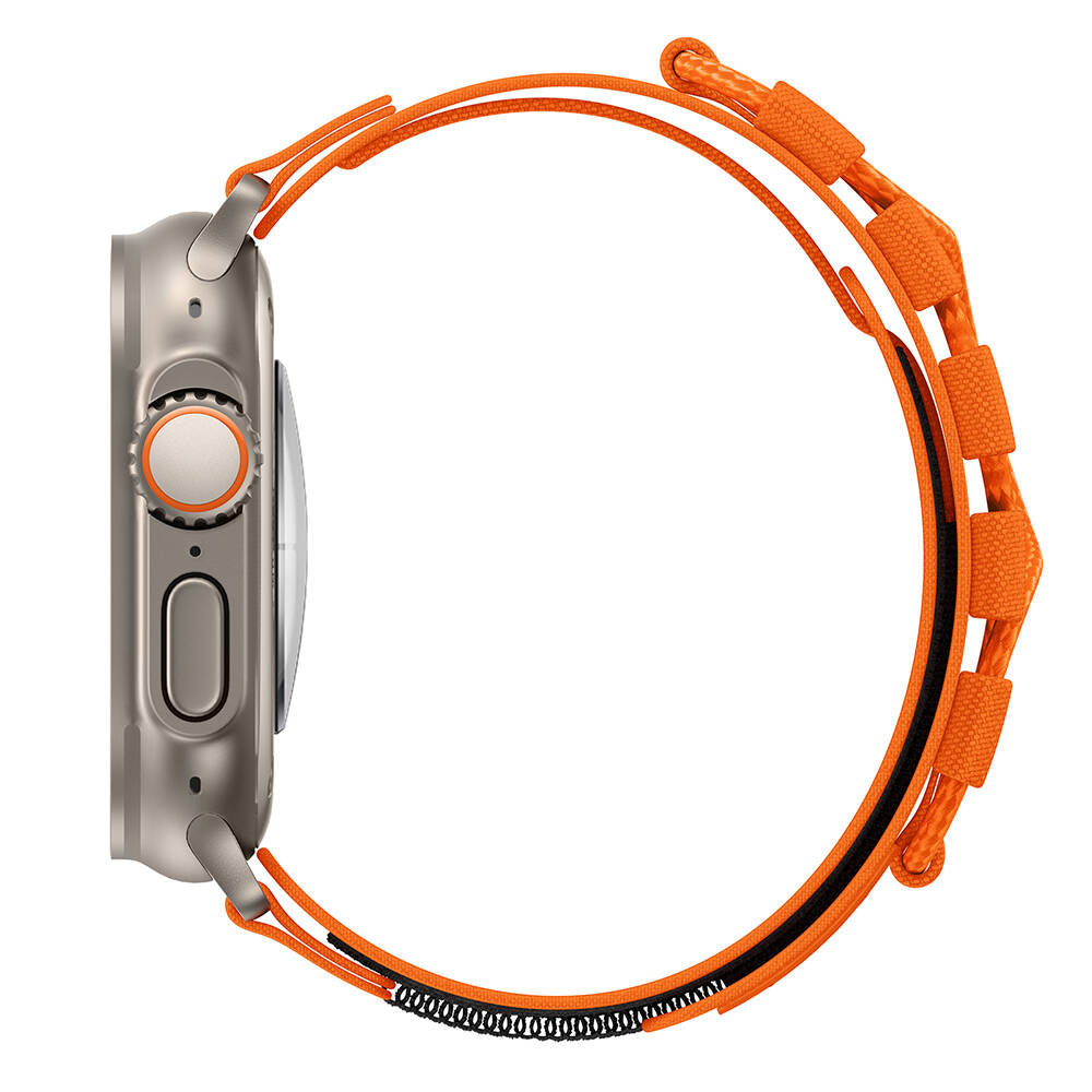 Apple Watch Santorini Breeze Hasır Kordon - Orange