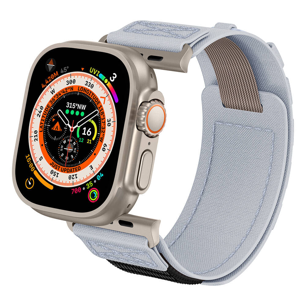 Apple Watch Santorini Breeze Hasır Kordon - Gray